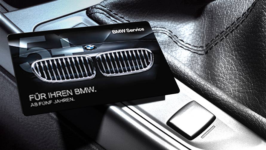 BMW 5  Kundenkarte, Kundenkarte, BMW Service, BMW Aktionen, Kundenservice 