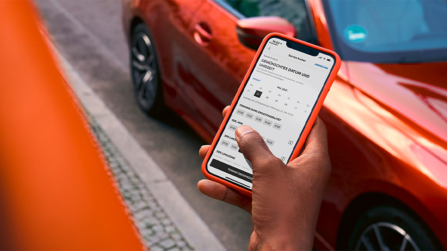 BMW Zubehör, BMW Service, OTV, BMW App, MyBMW App, Servicetermin, Online Terminvereinbarung, Online Termin, Termin buchen